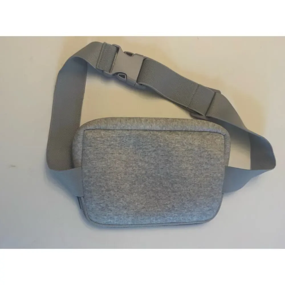 Travel Money Belt Passport Holder Waist Pouch Hidden Anti Theft Gray Bag